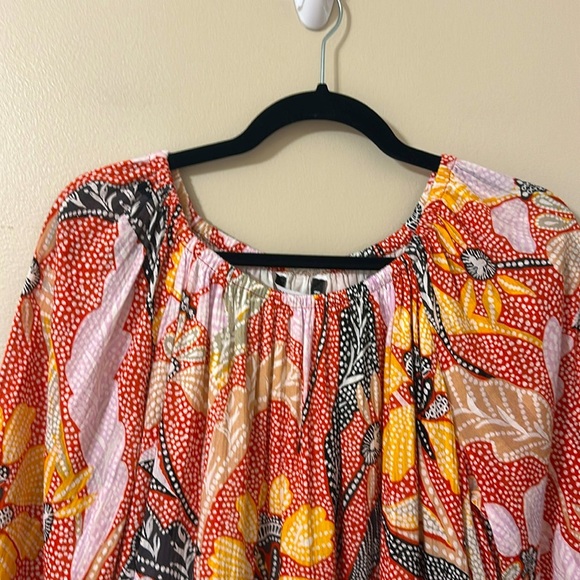 Elizabeth and James Marika Uptown Garden Float Dress Sz Small Farmhouse Relaxed - Picture 3 of 11